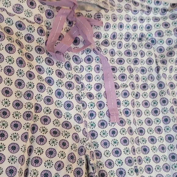 NWT VICTORIA'S SECRET TANK PAJAMA SET PURPLE XS Purple White Gold Silver Sparkle - Picture 7 of 10